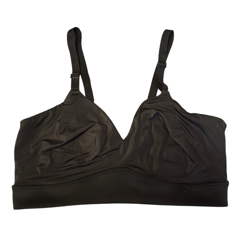 Harper Wilde Women's Black Wireless Comfort Bra Bralette, 2X Large